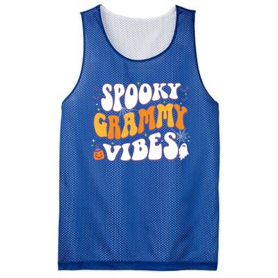 Spooky Grammy Vibes Halloween Gift Mesh Reversible Basketball Jersey Tank