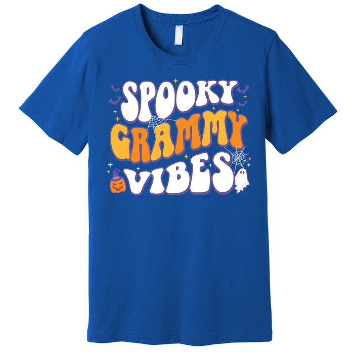 Spooky Grammy Vibes Halloween Gift Premium T-Shirt