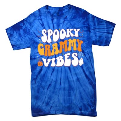 Spooky Grammy Vibes Halloween Gift Tie-Dye T-Shirt