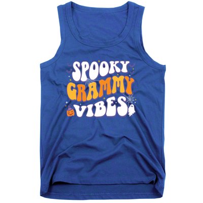 Spooky Grammy Vibes Halloween Gift Tank Top