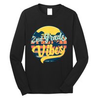 Second Grade Vibes Team 2nd Grade Teacher Or Student Retro Long Sleeve Shirt