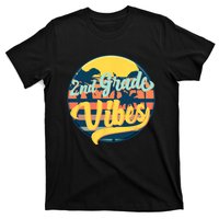 Second Grade Vibes Team 2nd Grade Teacher Or Student Retro T-Shirt