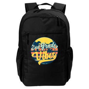 Second Grade Vibes Team 2nd Grade Teacher Or Student Retro Daily Commute Backpack