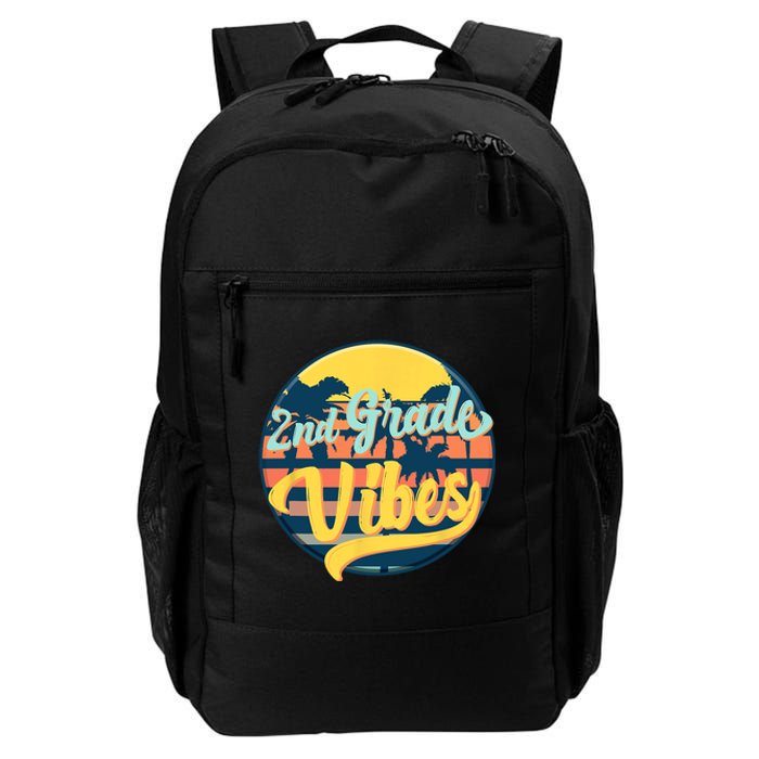 Second Grade Vibes Team 2nd Grade Teacher Or Student Retro Daily Commute Backpack