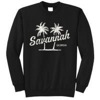 Savannah Georgia Vintage 70s Palm Trees Sweatshirt