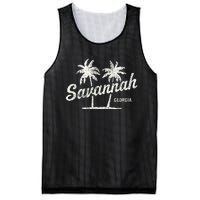 Savannah Georgia Vintage 70s Palm Trees Mesh Reversible Basketball Jersey Tank