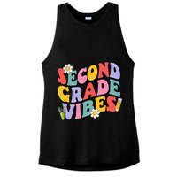 Second Grade Vibes Back To School 2nd Grade Team 1st Day Ladies PosiCharge Tri-Blend Wicking Tank