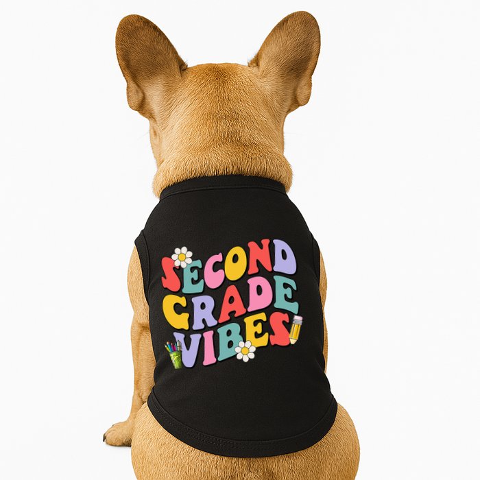 Second Grade Vibes Back To School 2nd Grade Team 1st Day Doggie Tank