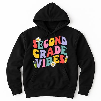 Second Grade Vibes Back To School 2nd Grade Team 1st Day Hoodie