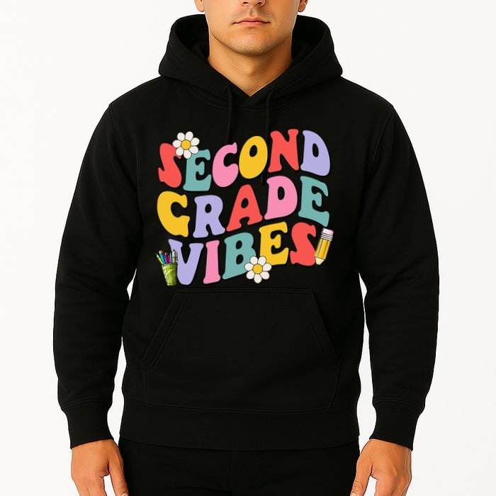 Second Grade Vibes Back To School 2nd Grade Team 1st Day Hoodie