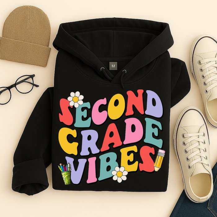 Second Grade Vibes Back To School 2nd Grade Team 1st Day Hoodie