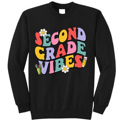 Second Grade Vibes Back To School 2nd Grade Team 1st Day Sweatshirt