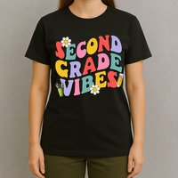 Second Grade Vibes Back To School 2nd Grade Team 1st Day T-Shirt