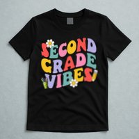 Second Grade Vibes Back To School 2nd Grade Team 1st Day T-Shirt