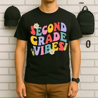 Second Grade Vibes Back To School 2nd Grade Team 1st Day T-Shirt