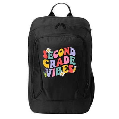 Second Grade Vibes Back To School 2nd Grade Team 1st Day City Backpack