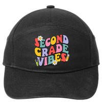 Second Grade Vibes Back To School 2nd Grade Team 1st Day 7-Panel Snapback Hat