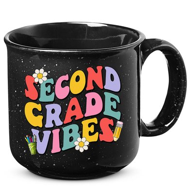 Second Grade Vibes Back To School 2nd Grade Team 1st Day 15oz Campfire Ceramic Mug