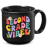 Second Grade Vibes Back To School 2nd Grade Team 1st Day 15oz Campfire Ceramic Mug