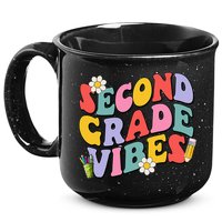 Second Grade Vibes Back To School 2nd Grade Team 1st Day 15oz Campfire Ceramic Mug
