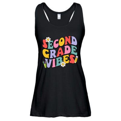 Second Grade Vibes Back To School 2nd Grade Team 1st Day Ladies Essential Flowy Tank