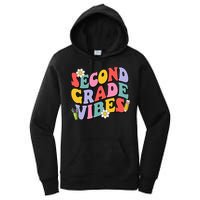 Second Grade Vibes Back To School 2nd Grade Team 1st Day Women's Pullover Hoodie