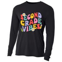 Second Grade Vibes Back To School 2nd Grade Team 1st Day Cooling Performance Long Sleeve Crew