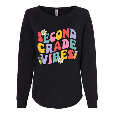 Second Grade Vibes Back To School 2nd Grade Team 1st Day Womens California Wash Sweatshirt