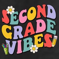 Second Grade Vibes Back To School 2nd Grade Team 1st Day 25L Jumbo Tote