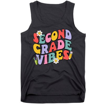Second Grade Vibes Back To School 2nd Grade Team 1st Day Tank Top