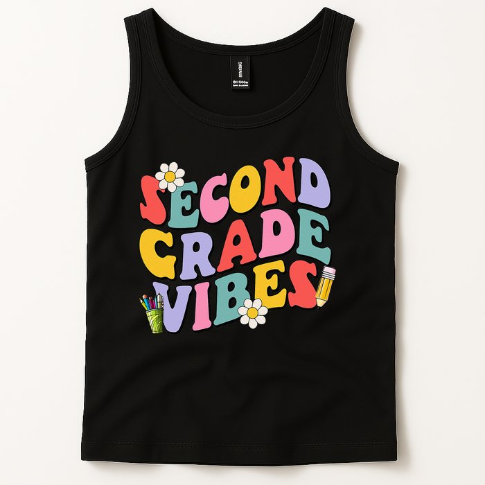 Second Grade Vibes Back To School 2nd Grade Team 1st Day Tank Top