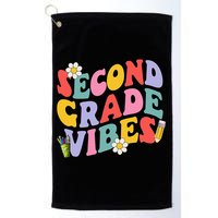 Second Grade Vibes Back To School 2nd Grade Team 1st Day Golf Towel