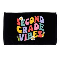 Second Grade Vibes Back To School 2nd Grade Team 1st Day Microfiber Hand Towel