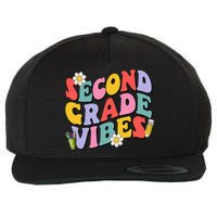 Second Grade Vibes Back To School 2nd Grade Team 1st Day Wool Snapback Cap