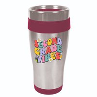 Second Grade Vibes Back To School 2nd Grade Team 1st Day 16oz Travel Tumbler