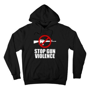 Stop Gun Violence Anti Guns Hoodie