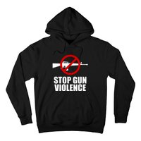 Stop Gun Violence Anti Guns Hoodie