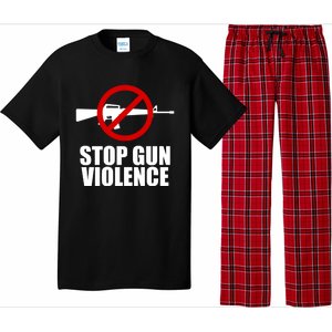 Stop Gun Violence Anti Guns Pajama Set