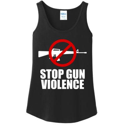 Stop Gun Violence Anti Guns Ladies Essential Tank