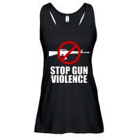 Stop Gun Violence Anti Guns Ladies Essential Flowy Tank