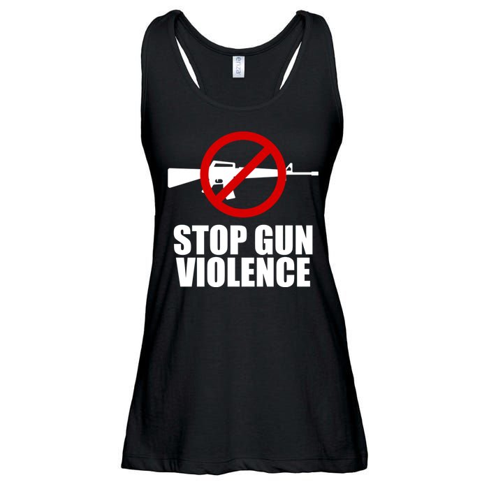 Stop Gun Violence Anti Guns Ladies Essential Flowy Tank