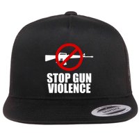 Stop Gun Violence Anti Guns Flatbill Hat