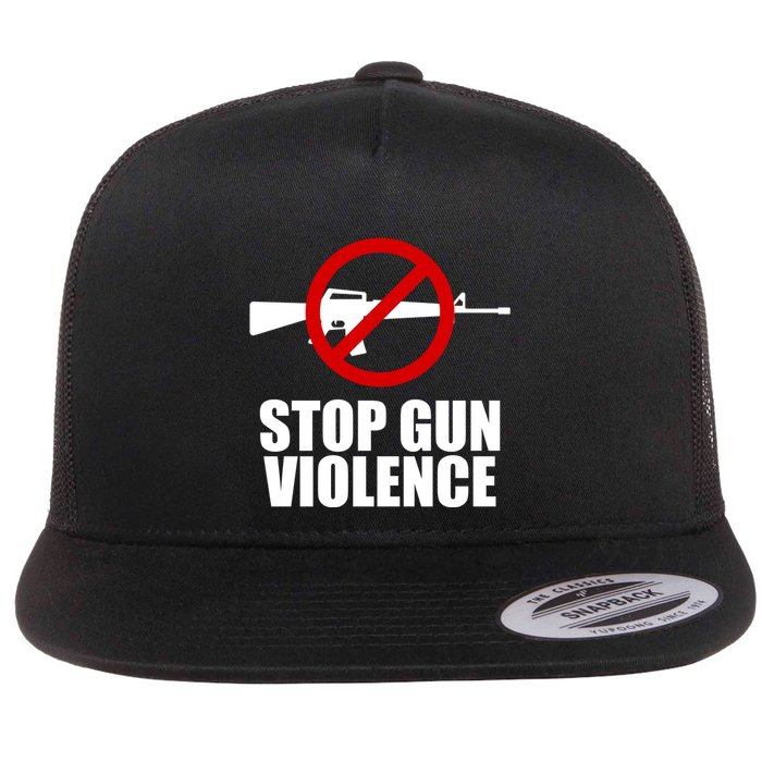 Stop Gun Violence Anti Guns Flatbill Hat