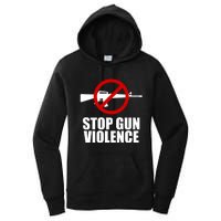 Stop Gun Violence Anti Guns Women's Pullover Hoodie