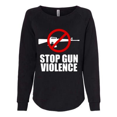 Stop Gun Violence Anti Guns Womens California Wash Sweatshirt