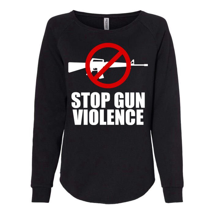 Stop Gun Violence Anti Guns Womens California Wash Sweatshirt