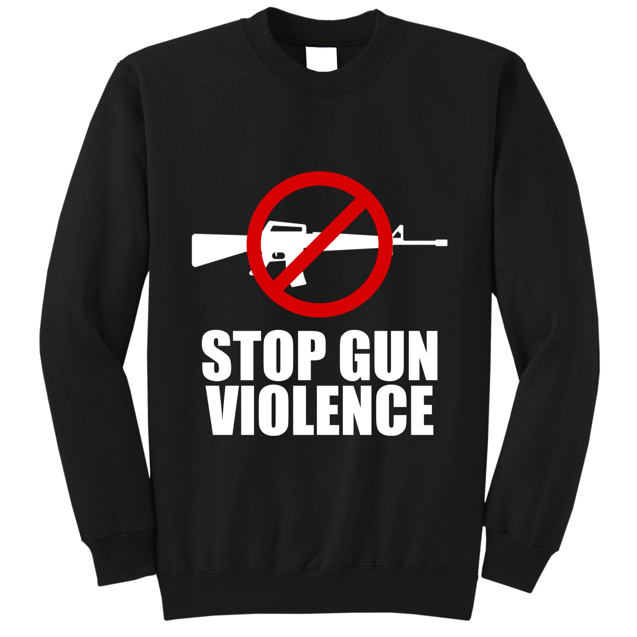 Stop Gun Violence Anti Guns Tall Sweatshirt