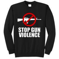 Stop Gun Violence Anti Guns Tall Sweatshirt