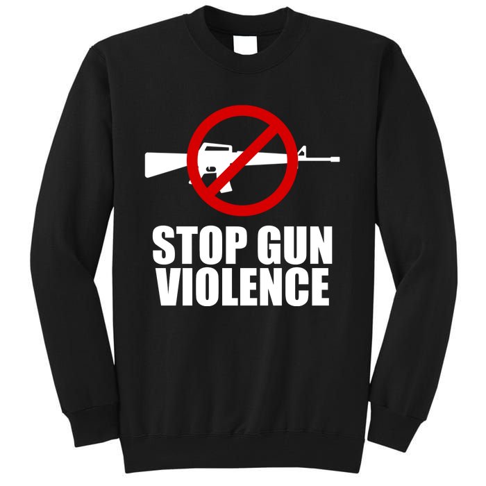 Stop Gun Violence Anti Guns Tall Sweatshirt