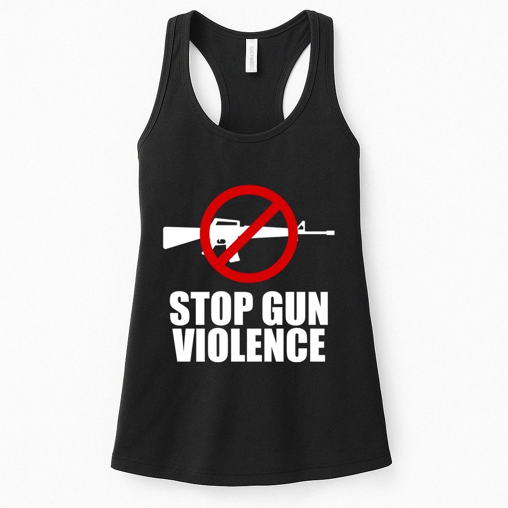 Stop Gun Violence Anti Guns Womens Tank Top